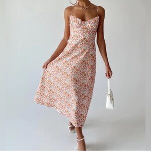 Princess Polly Multicolor Floral Midi Dress